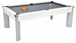 DPT Fusion White Pool Dining Table - 6ft or 7ft Size