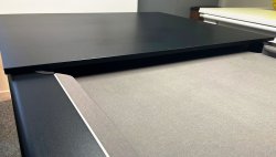 4-6 Week Delivery - Modern Classic Black Pool Dining Table - 6ft or 7ft