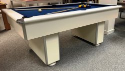 4-6 Week Delivery - Classic Slimline White Pool Table - 6ft Size