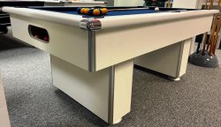 4-6 Week Delivery - Classic Slimline White Pool Table - 6ft Size
