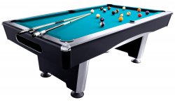 CLEARANCE SALE - Dynamic Triumph 8ft Black American Pool Table