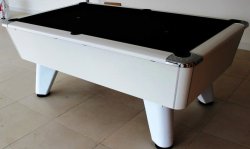 Supreme Winner White Free Play Pool Table