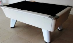 2-3 Week Delivery - 6ft Supreme Winner White Slate Bed Pool Table