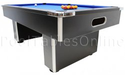 2-4 Week Delivery - Gatley Classic Slimline Black Slate Bed Pool Table - 6ft or 7ft