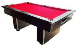 4-6 Week Delivery - Classic Slimline Black Pool Table - 6ft Size