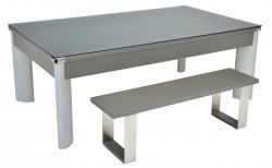 DPT Fusion Onyx Grey Pool Dining Table