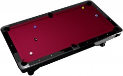 Dynamic III Black Gloss Pool Table - 8ft or 9ft
