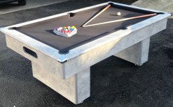 2-4 Week Delivery - Torino Italian Grey Slate Bed Pool Table - 6ft or 7ft