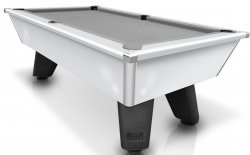 White Wolf High Gloss Slate Bed Pool Table - 6ft or 7ft