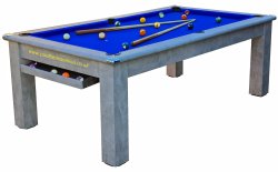 Italian Grey Modern Classic Pool Dining Table - 6ft or 7ft