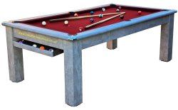 Italian Grey Modern Classic Pool Dining Table - 6ft or 7ft