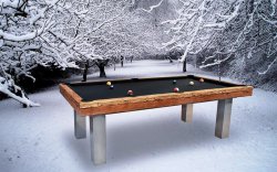 Billard Toulet Megeve Rustic Slate Pool Table