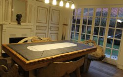 Billard Toulet Megeve Rustic Slate Pool Table