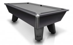 Cry Wolf Outdoor Matt Black Pool Table - 6ft or 7ft