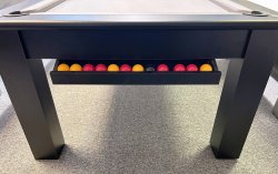 4-6 Week Delivery - Modern Classic Black Pool Dining Table - 6ft or 7ft