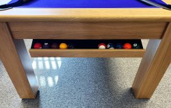 4-6 Week Delivery - Modern Classic Oak Pool Dining Table - 6ft or 7ft
