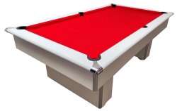 4-6 Week Delivery - Classic Slimline White Pool Table - 6ft Size