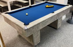 1-3 Week Delivery - Torino Italian Grey Slate Bed Pool Table - 6ft or 7ft