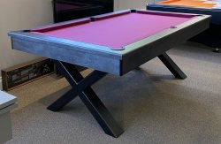 The Xcalibur Pool Dining Table - 7ft Size - ALL FINISHES