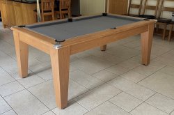 1-3 Week Delivery - Gatley Classic Oak Pool Dining Table - 6ft or 7ft