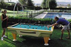 SAM Outdoor Pool Table, Tempo USA 7ft Size