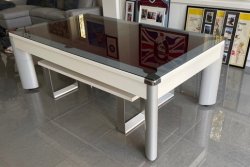 DPT Fusion White Pool Dining Table - 6ft or 7ft Size