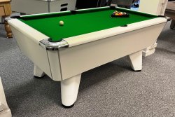 Supreme Winner White Free Play Pool Table