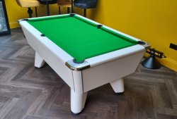 Supreme Winner White Free Play Pool Table