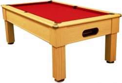 Optima Paris Light Oak Slate Bed Pool Table