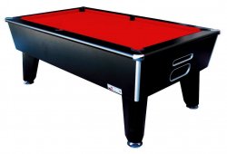 2-3 Week Delivery - 7ft Classic Black Slate Bed Pool Table