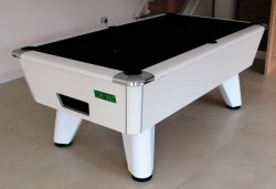 Supreme Winner White Free Play Pool Table