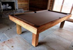 Billard Toulet Megeve Rustic Slate Pool Table