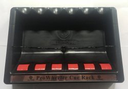 Pool Table Cue Rack Freewheeler