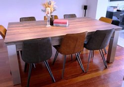 Elixir Pool Diner in Distressed Oak - 6ft & 7ft Sizes