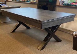 The Xcalibur Pool Dining Table - 7ft Size - ALL FINISHES