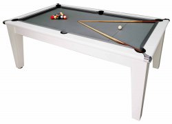1-3 Week Delivery - Classic White Pool Dining Table - 6ft or 7ft