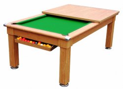 2-4 Week Delivery - Traditional Pool Dining Table - Oak 6ft or 7ft