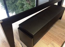 4-6 Week Delivery - Classic Slate Bed Pool Dining Table in Black - 6ft or 7ft