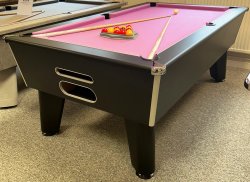 Optima Classic Black Slate Bed Pool Table - 6ft or 7ft