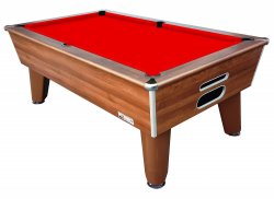 Optima Classic Dark Walnut Slate Bed Pool Table - 6ft or 7ft