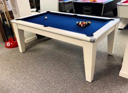 4-6 Week Delivery - Classic White Pool Dining Table - 6ft or 7ft