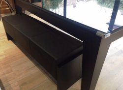 4-6 Week Delivery - Classic Slate Bed Pool Dining Table in Black - 6ft or 7ft