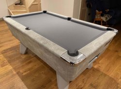 Pre Xmas Delivery - 6ft Supreme Winner Italian Grey Pool Table