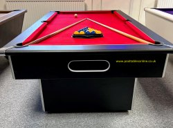 2-4 Week Delivery - Gatley Classic Slimline Black Slate Bed Pool Table - 6ft or 7ft