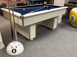 4-6 Week Delivery - Classic Slimline White Pool Table - 6ft Size