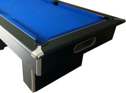 4-6 Week Delivery - Classic Slimline Black Pool Table - 6ft Size