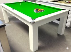 4-6 Week Delivery Modern Classic White Pool Dining Table - 6ft or 7ft
