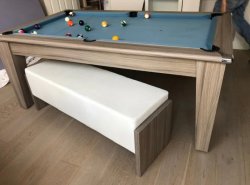 4-6 Week Delivery - Classic White Pool Dining Table - 6ft or 7ft