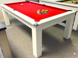 4-6 Week Delivery Modern Classic White Pool Dining Table - 6ft or 7ft