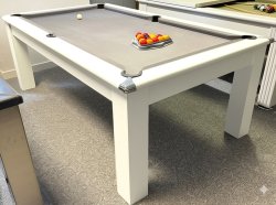 4-6 Week Delivery Modern Classic White Pool Dining Table - 6ft or 7ft
